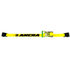 47970-11 by ANCRA - Ratchet Tie Down Strap - 2 in. X?360 in., Yellow, Polyester, with Flat Hooks & Short/Wide Handle