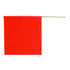 49893-13 by ANCRA - Safety Flag - 18 in. x 18 in., Fluorescent Orange Mesh, with Wooden Dowel Rod