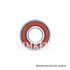 209L by TIMKEN - Conrad Deep Groove Single Row Radial Ball Bearing with Snap Ring