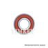 208LO by TIMKEN - Conrad Deep Groove Single Row Radial Ball Bearing with Snap Ring Groove