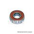 204FF by TIMKEN - Conrad Deep Groove Single Row Radial Ball Bearing with 2-Seals