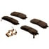 ACDelco 171-628 Rear Disc Brake Pad Kit with Brake Pads and Clips