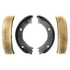 17771B by ACDELCO - Bonded Rear Drum In-Hat Parking Brake Shoe Set