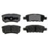 17D1037C by ACDELCO - Ceramic Rear Disc Brake Pad Set