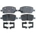 17D1093CH by ACDELCO - Ceramic Rear Disc Brake Pad Set