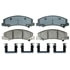 17D1159CH by ACDELCO - Ceramic Front Disc Brake Pad Set