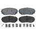 17D1258ACH by ACDELCO - Ceramic Front Disc Brake Pad Set