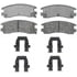 ACDelco 17D698MHPV Semi-Metallic Performance Rear Disc Brake Pad Set for Fleet/Police