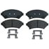 17D699CH by ACDELCO - Gold™ Disc Brake Pad - Front, Ceramic