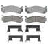 17D785CH by ACDELCO - Ceramic Front Disc Brake Pad Set