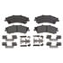 ACDelco 17D792MH Disc Brake Pad Set Semi-Metallic Rear Disc Brake Pad Set