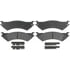 ACDelco 17D802MH Disc Brake Pad Set Semi-Metallic Rear Disc Brake Pad Set