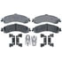 17D834CH by ACDELCO - Ceramic Rear Disc Brake Pad Set