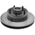 ACDelco 18A807 Disc Brake Rotor and Hub Assembly Front Disc Brake Rotor and Hub Assembly