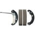 17860B by ACDELCO - Bonded Rear Drum Brake Shoe Set