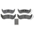17D1040AMHPV by ACDELCO - Semi-Metallic Performance Rear Disc Brake Pad Set for Fleet/Police