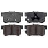 17D1086C by ACDELCO - Ceramic Rear Disc Brake Pad Set