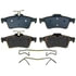 17D1095CH by ACDELCO - Ceramic Rear Disc Brake Pad Set