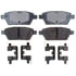 ACDelco 17D1161CH Disc Brake Pad Set Ceramic Rear Disc Brake Pad Set
