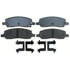 ACDelco 17D1172CH Ceramic Rear Disc Brake Pad Set