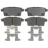 ACDelco 17D1259CH Disc Brake Pad Set Ceramic Rear Disc Brake Pad Set