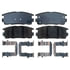 17D1275CH by ACDELCO - Ceramic Rear Disc Brake Pad Set