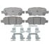 17D1288CH by ACDELCO - Ceramic Rear Disc Brake Pad Set