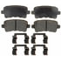 17D1430CH by ACDELCO - Ceramic Rear Disc Brake Pad Set