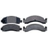 ACDelco 17D149MX Severe Duty Semi-Metallic Front Disc Brake Pad Set