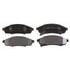 ACDelco 17D376MX Disc Brake Pad Set Severe Duty Semi-Metallic Front Disc Brake Pad Set