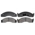 17D411M by ACDELCO - Semi-Metallic Front Disc Brake Pad Set