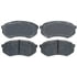 17D433AC by ACDELCO - Ceramic Front Disc Brake Pad Set
