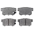 17D537C by ACDELCO - Ceramic Rear Disc Brake Pad Set