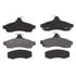 17D628M by ACDELCO - Semi-Metallic Rear Disc Brake Pad Set