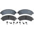 ACDelco 17D726CH Gold™ Disc Brake Pad - Front, Ceramic