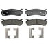 17D785MHF1 by ACDELCO - Semi-Metallic Front Disc Brake Pad Set