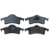 17D791M by ACDELCO - Semi-Metallic Rear Disc Brake Pad Set