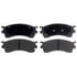 17D813 by ACDELCO - Organic Rear Disc Brake Pad Set
