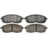 17D815AC by ACDELCO - Ceramic Front Disc Brake Pad Set