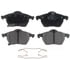 17D819CH by ACDELCO - Ceramic Front Disc Brake Pad Set