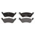 17D858M by ACDELCO - Semi-Metallic Rear Disc Brake Pad Set