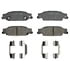ACDelco 17D922CH Ceramic Rear Disc Brake Pad Set