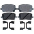 ACDelco 17D923CH Ceramic Front Disc Brake Pad Set