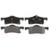 17D935M by ACDELCO - Semi-Metallic Rear Disc Brake Pad Set