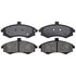 17D941M by ACDELCO - Semi-Metallic Front Disc Brake Pad Set