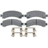 17D974MH by ACDELCO - Semi-Metallic Rear Disc Brake Pad Set