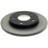 18A1478 by ACDELCO - Gold™ Disc Brake Rotor - Rear, Solid