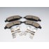 171-0974 by ACDELCO - Front Disc Brake Pad Kit with Brake Pads and Clips
