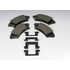 171-654 by ACDELCO - Front Disc Brake Pad Kit with Brake Pads and Clips