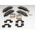 171.668 by ACDELCO - Rear Disc Brake Pad Kit with Brake Pads, Clips, and Bolts